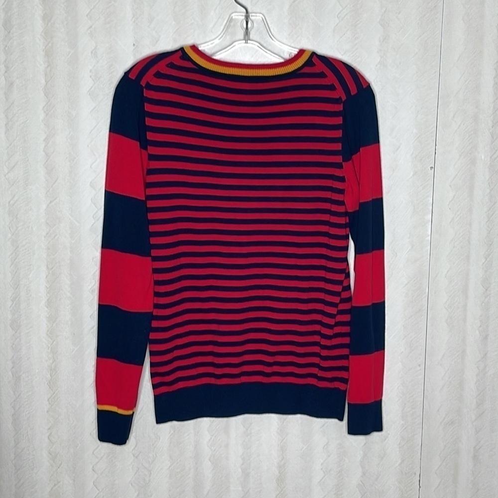 ❤️ 🆕 TOMMY HILFIGER Striped Sweater Size SP - Picture 3 of 5